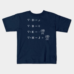 Maxwell's Equations Science And Physics Kids T-Shirt